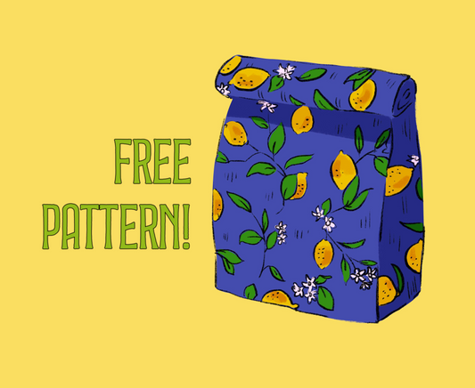 Free Pattern: Roll Top Lunch Bag