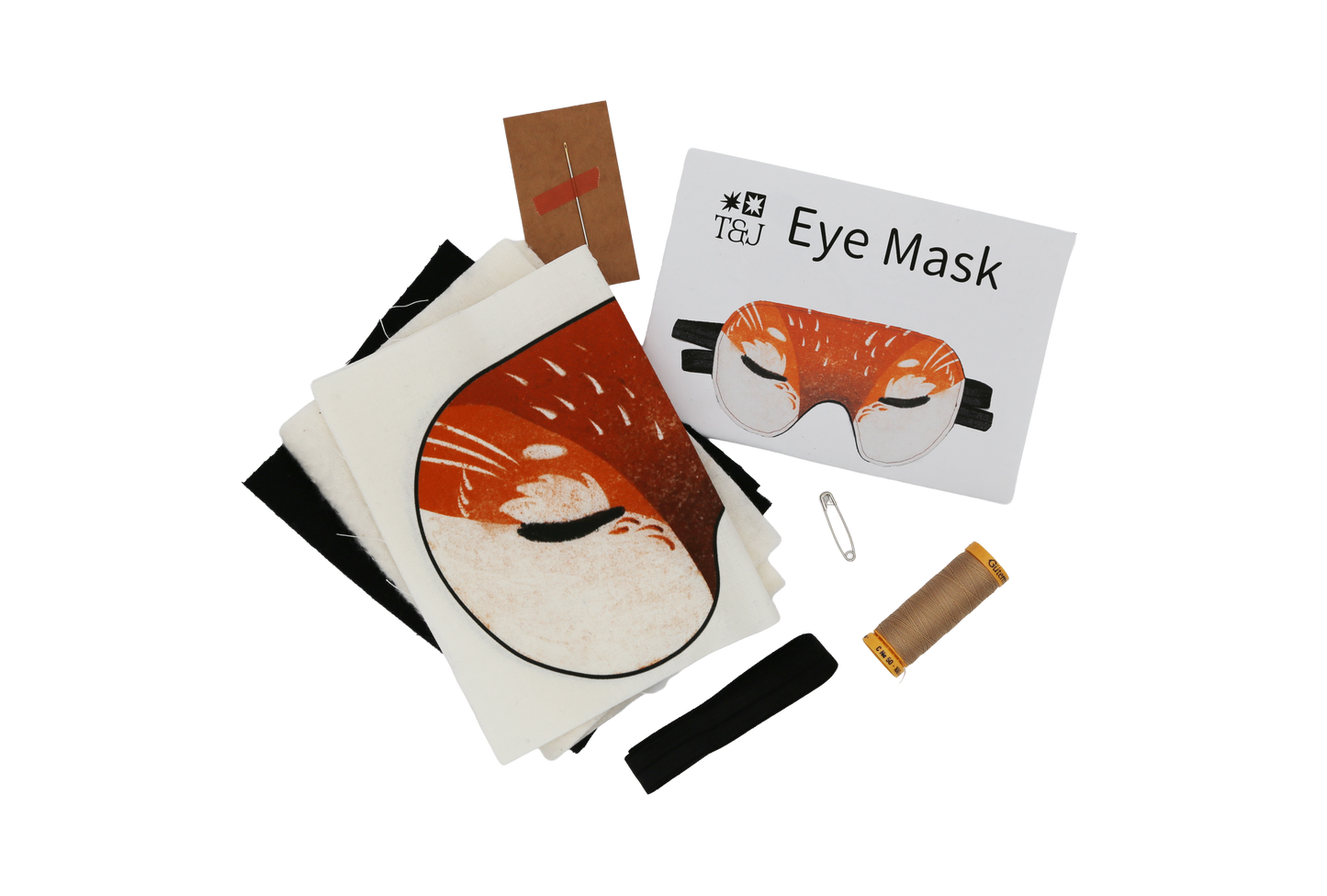 Sleepy Fox Sleep Mask Sewing Kit