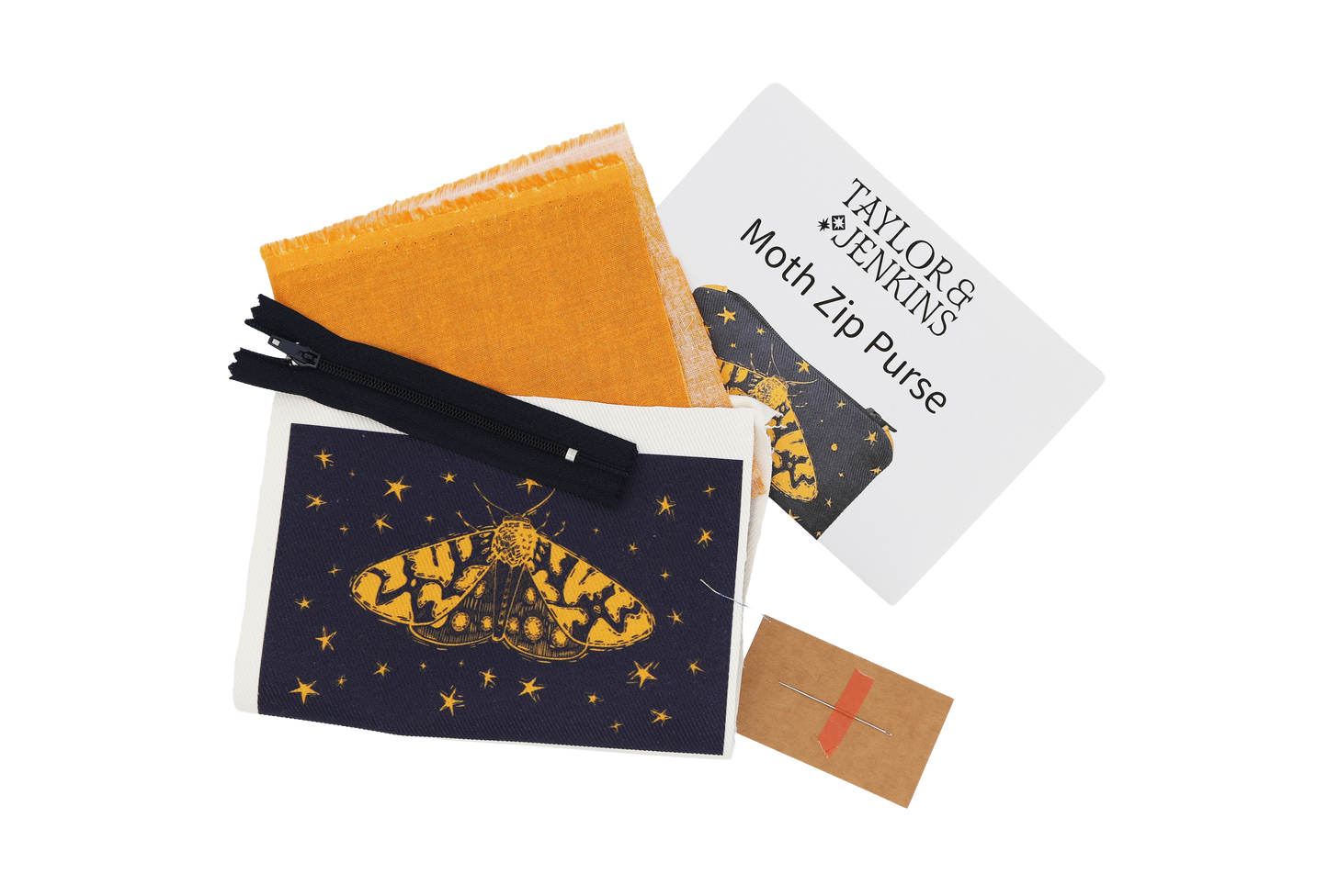 Tiger Moth Zip Pouch Kit