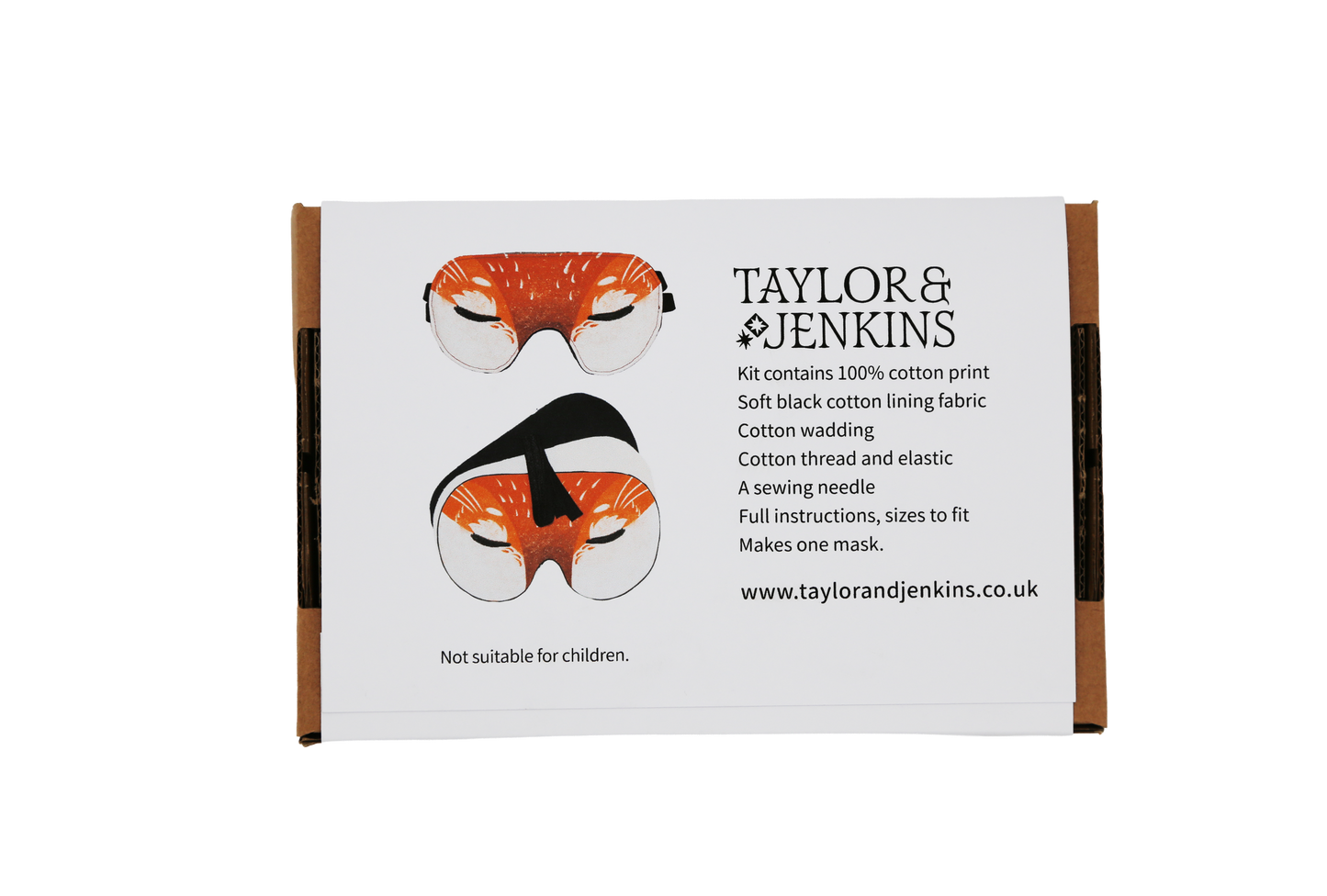Sleepy Fox Sleep Mask Sewing Kit