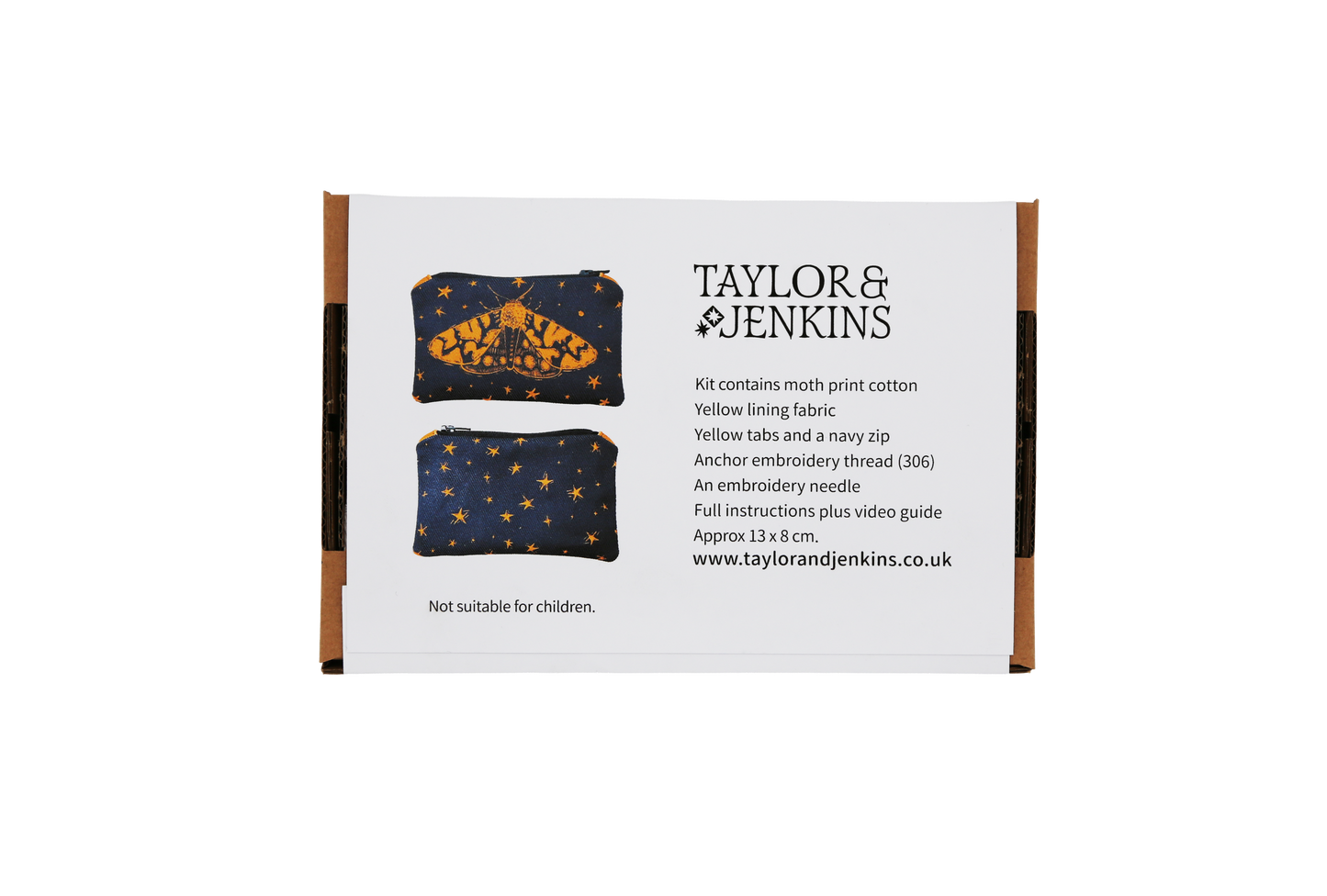 Tiger Moth Zip Pouch Kit