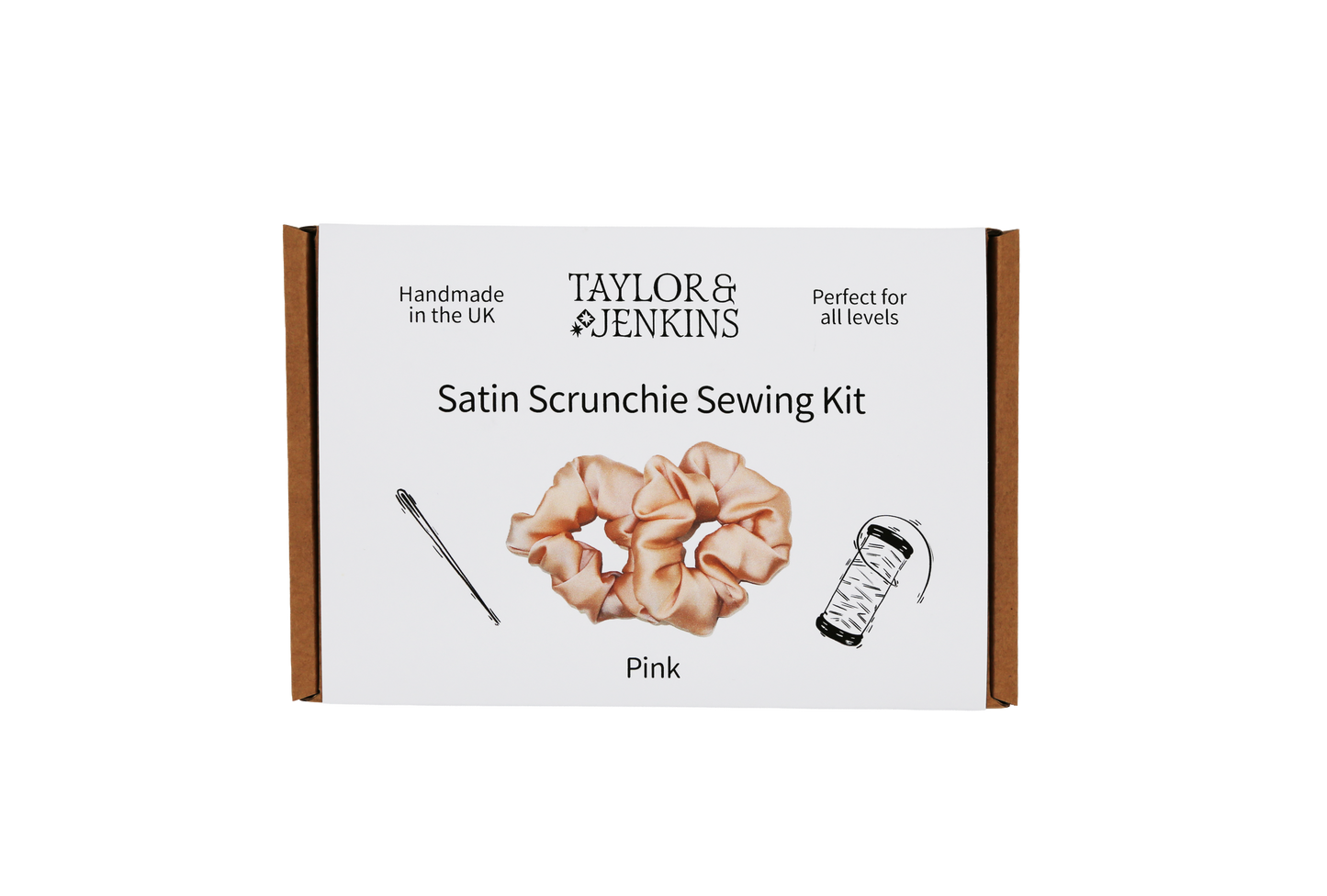 Pink Satin Scrunchie Kit