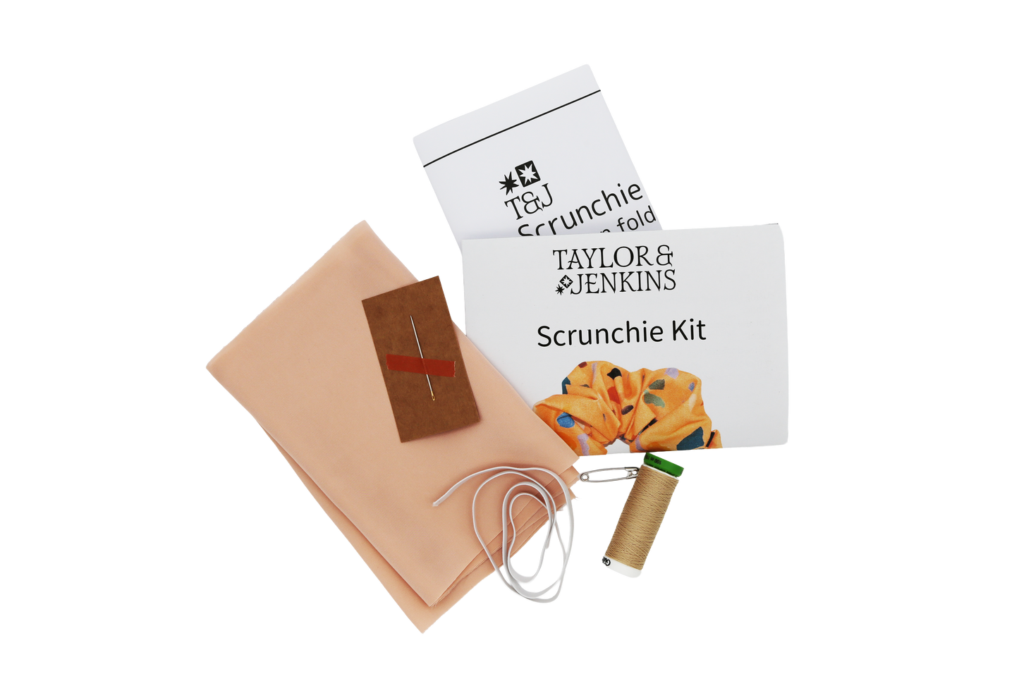 Pink Satin Scrunchie Kit