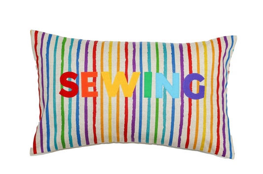 Envelope Appliqué Cushion Cover Sewing Pattern image 0