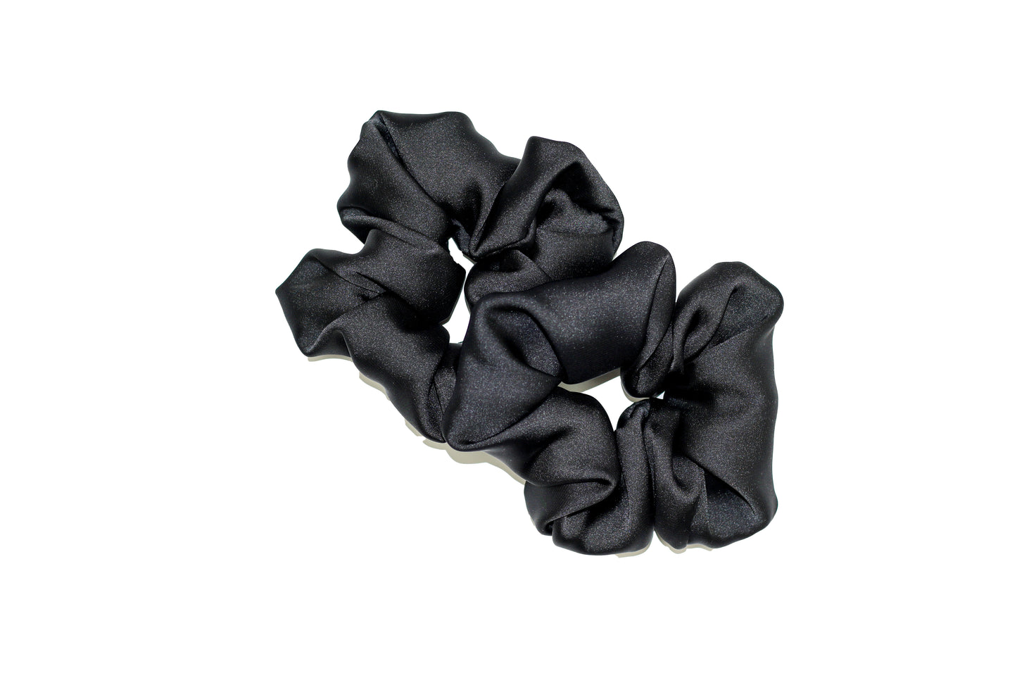 Black or Pink Satin Scrunchie Kit image 0